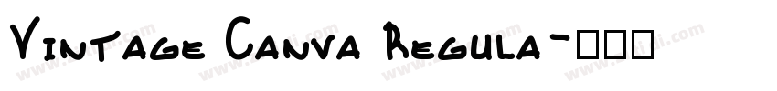 Vintage Canva Regula字体转换